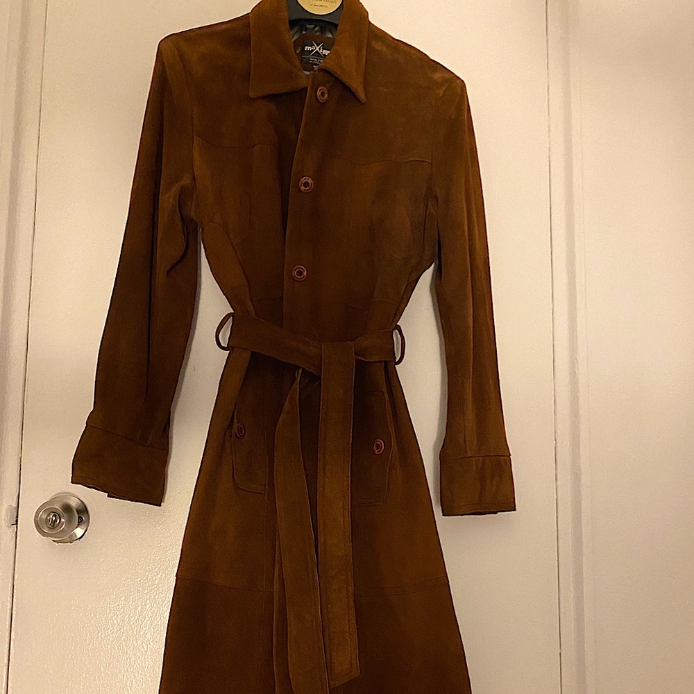 Suede Long Jacket
